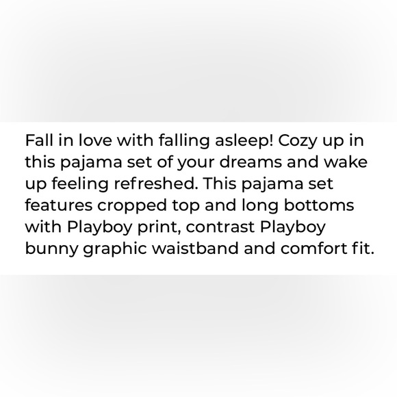 NWT - Women’s Playboy PJ’s - Picture 5 of 5